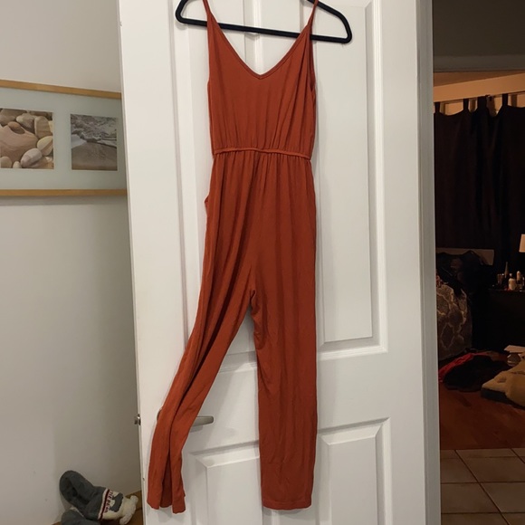 Rusty orange jumpsuit sz small - Picture 2 of 3